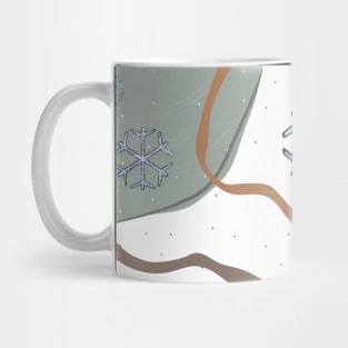 Abstract Winter Mug